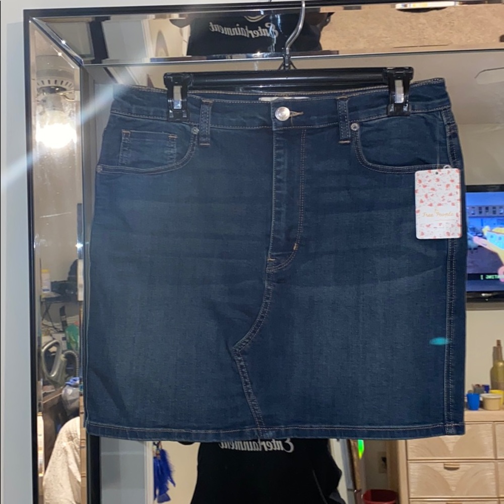 Free People Denim Skirt